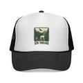 Outdoor Patch Trucker Cap — SZN THREADS Elk Forest Design