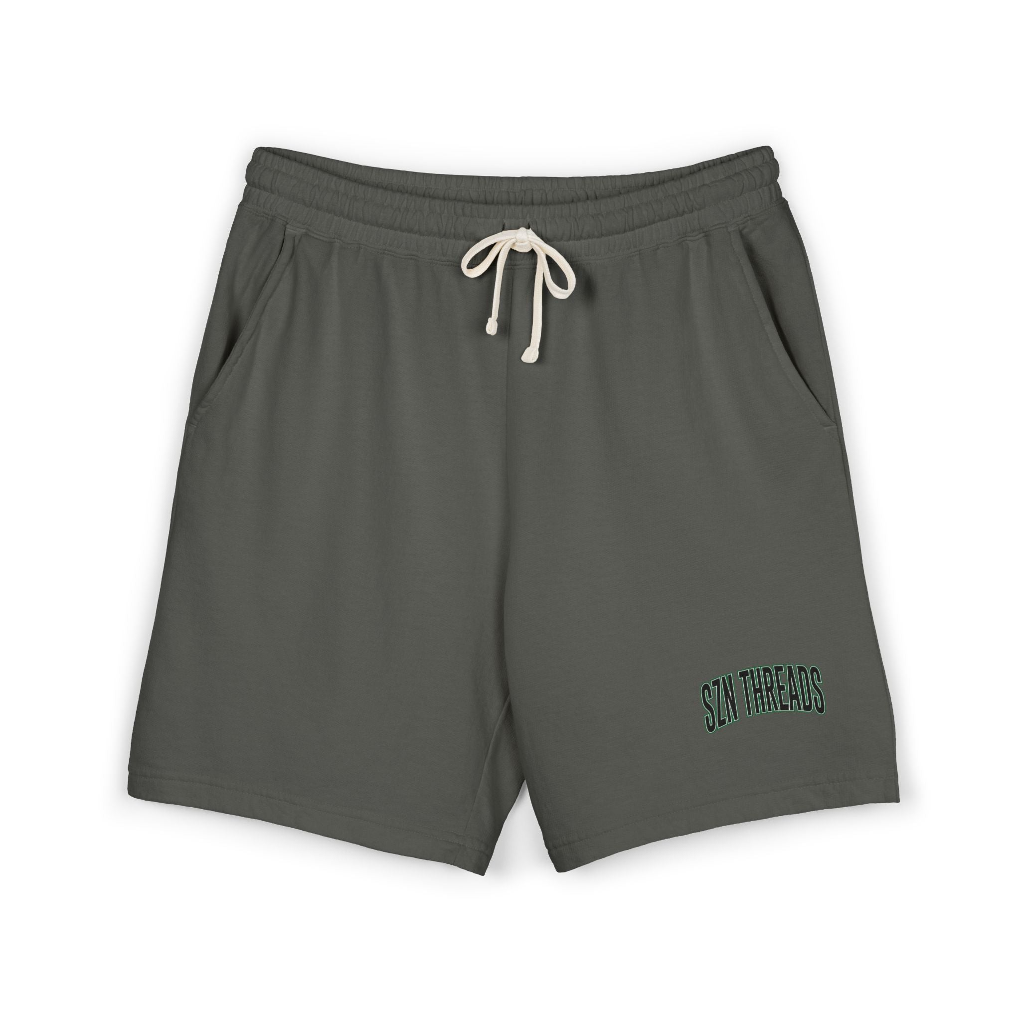 Men’s SZN THREADS logo Sweat Shorts | Garment-Dyed Fleece
