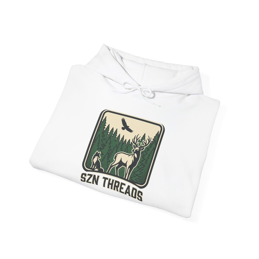 SZN Threads Forest Deer Hoodie — Outdoor Adventure Pullover